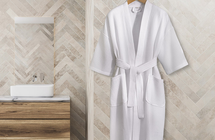 Waffle Kimono Robe